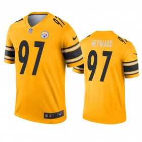 Camiseta Hombre NFL Pittsburgh Steelers Cameron Heyward 97 Gold Inverted Legend